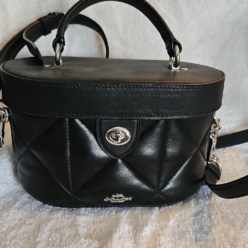 Coach Black Quilted Crossbody Bag